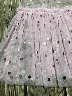 Нарядное платье для девочки Mevis розовое 3321-01 - фотография