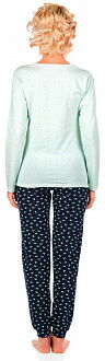 Комплект женский (кофта+штаны) BARWA мятный 00154/155 - фотография