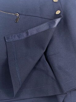 Юбка-шорты для девочки Mevis синяя 4313-01 - фотография