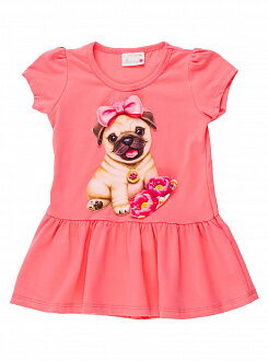 Платье для девочки Собачка Barmy розовое 0087 - цена