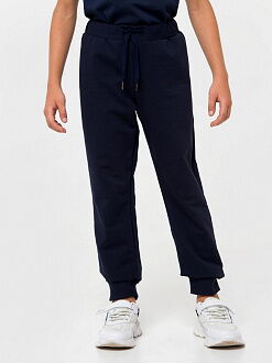 Спортивные штаны для мальчика SMIL темно-синие 115440/115459/115490 - цена