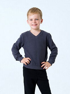 Пуловер для мальчика Smil серый 116438/116439 - цена