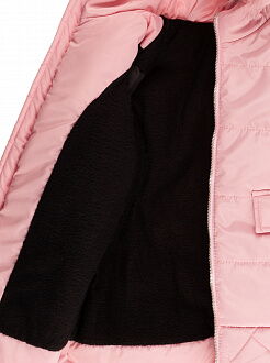 Куртка зимняя для девочки Одягайко розовая 20176 - фото