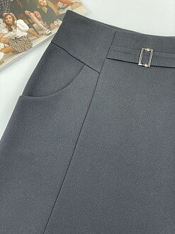 Школьная юбка для девочки Mevis черная 2841-02 - фотография