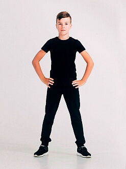 Спортивные штаны для мальчика SMIL черные 115460/115441/115442 - цена
