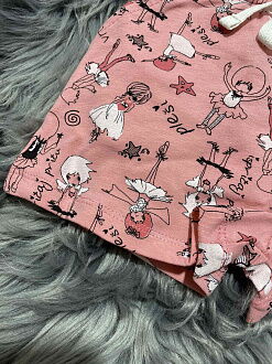 Летний комбинезон для девочки Фламинго Балерина коралловый 045-420 - размеры