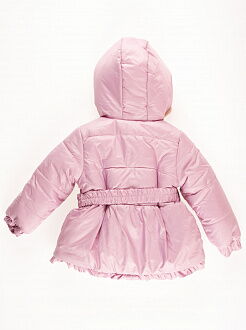 Куртка зимняя для девочки Одягайко сиреневая 20085 - размеры