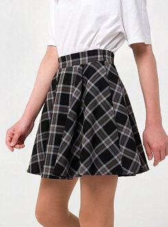 Школьная юбка для девочки SMIL Клетка черная 120254 - цена