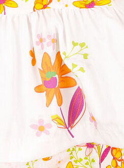 Платье в комплекте с трусиками и панамкой Маленьке сонечко оранжевый  - размеры