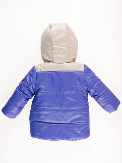 Куртка зимняя для мальчика Одягайко синяя 20071 - размеры