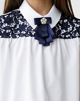 Блузка для девочки Tair kids белая 7946 - размеры