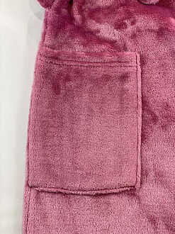 Халат вельсофт для девочки Фламинго темно-розовый 884-909 - картинка