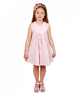 Платье-рубашка Kids Couture розовое 61036716 - цена
