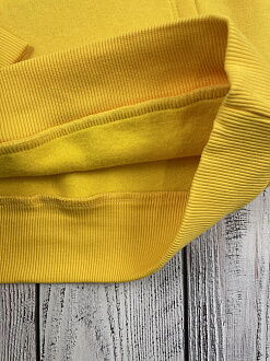 Утепленная кофта-худи для мальчика Breeze желтая 16416 - картинка