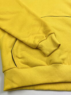Спортивный костюм для девочки желтый 2510 - фото