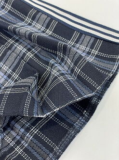 Юбка для девочки Mevis Клетка синяя 3843-02 - размеры
