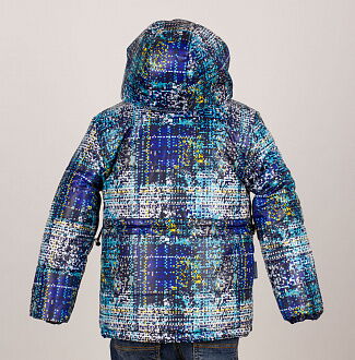 Куртка зимняя для мальчика Одягайко синяя 2822 - фотография