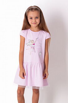 Платье для девочки Mevis сиреневое 3737-01 - цена