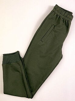 Спортивные штаны для мальчика Kidzo темно-зеленые 2108-1 - фото