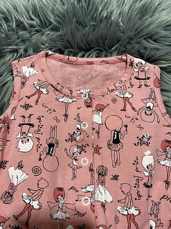 Летний комбинезон для девочки Фламинго Балерина коралловый 045-420 - купить