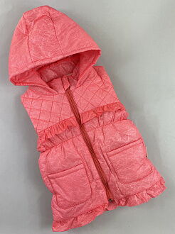Жилетка для девочки Одягайко розовая кружево 7214 - цена