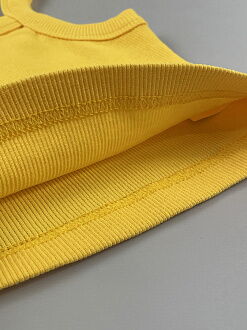 Кроп-топ для девочки Mevis желтый 4607-08 - размеры