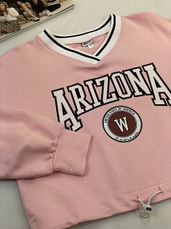 Стильный костюм для девочки Mevis Arizona розовый 4838-01 - фотография