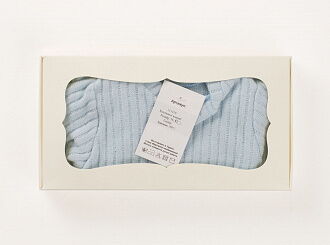 Комплект (кофта+штаны) Мия Вязка голубой 111410 - размеры