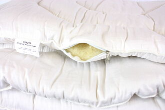 Одеяло шерстяное полуторное LightHouse Original Wool сатин 155*215 - купить