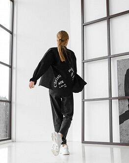 Рубашка для девочки Tair Kids черная 7912 - размеры