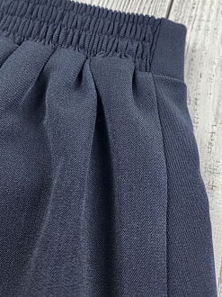 Школьная юбка-шорты для девочки Mevis синяя 4311-01 - Киев