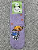 Носки детские Космонавт сиреневые арт.270243