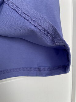 Базовая футболка оверсайз для девочки Glamour сиреневая 120525 - размеры