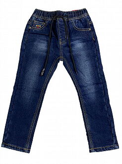 Утепленные джинсы для мальчика Taurus синие B-02 - цена