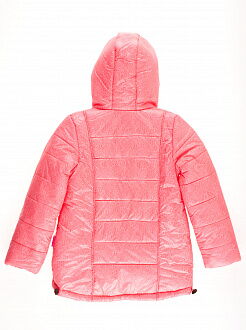 Куртка для девочки ОДЯГАЙКО коралловая 22180О - фото