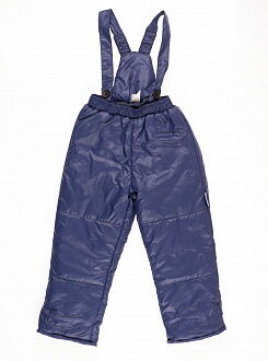 Комбинезон раздельный для девочки (куртка+штаны) ОДЯГАЙКО Цветы темно-синий 22110/01230 - фото