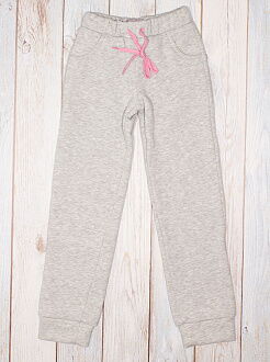 Утепленный спортивный костюм для девочки Kids Couture серый 102215112 - фото