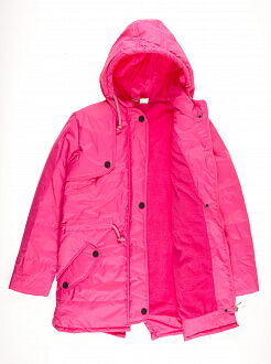 Куртка для девочки ОДЯГАЙКО малиновая 22128 - фотография
