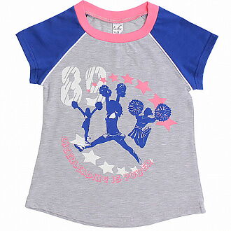 Футболка для девочки Valeri tex серая 1879-55-042 - фото