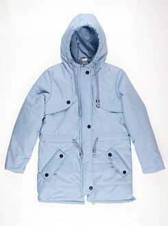 Куртка для девочки ОДЯГАЙКО голубая 22128  - цена