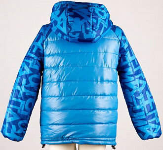 Куртка зимняя для мальчика Одягайко синяя 2545 - фотография