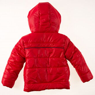 Куртка зимняя для мальчика Одягайко красная 2748О - размеры