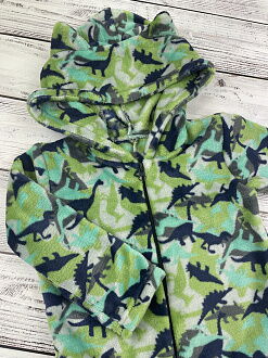 Пижама кигуруми для мальчика Фламинго Динозавры зеленый 779-910 - фото