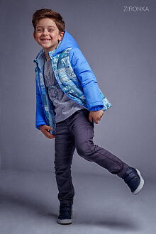Куртка для мальчика Zironka синяя 2103-3 - размеры