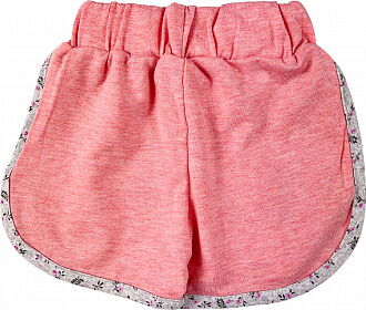 Летние шорты для девочки розовые 019481 - фото