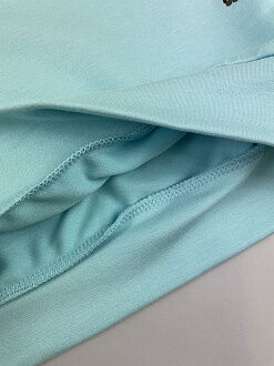 Стильный костюм для девочки Mevis Котики голубой 4566-01 - фотография