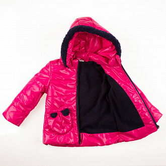 Куртка для девочки ОДЯГАЙКО малиновая 22102 - фотография