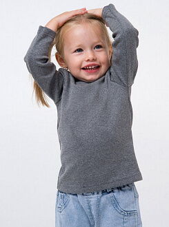 Гольф со стойкой утепленный кашкорс SMIL серый 114839 - фотография