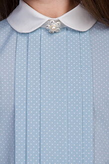 Блузка школьная Brilliant Maria голубая 17113 - фото