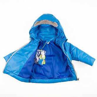 Куртка для мальчика ОДЯГАЙКО голубая 22038 - фото